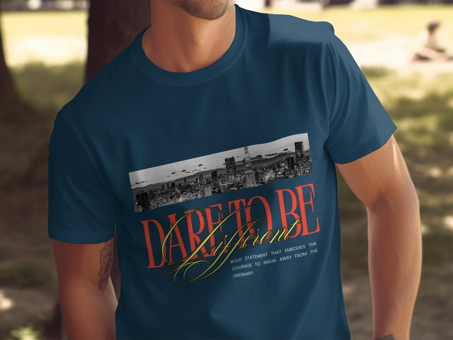 Dare to be different-blue